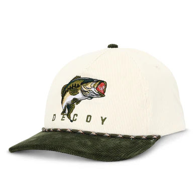 LARGEMOUTH BASS CORDUROY ROPE HAT