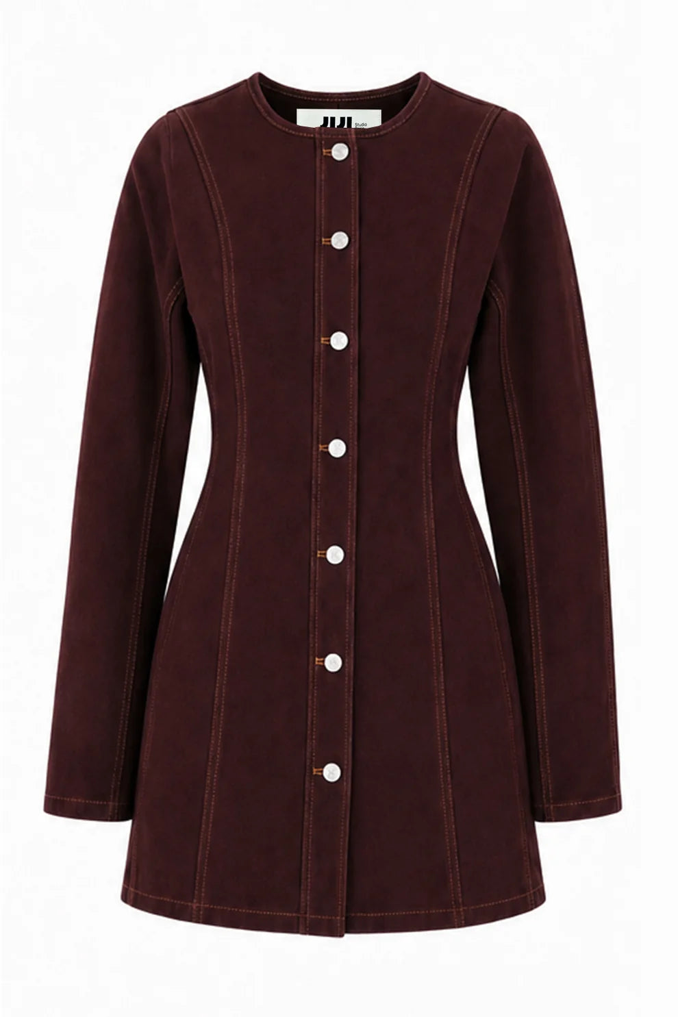 ORSO DRESS IN BORDEAUX
