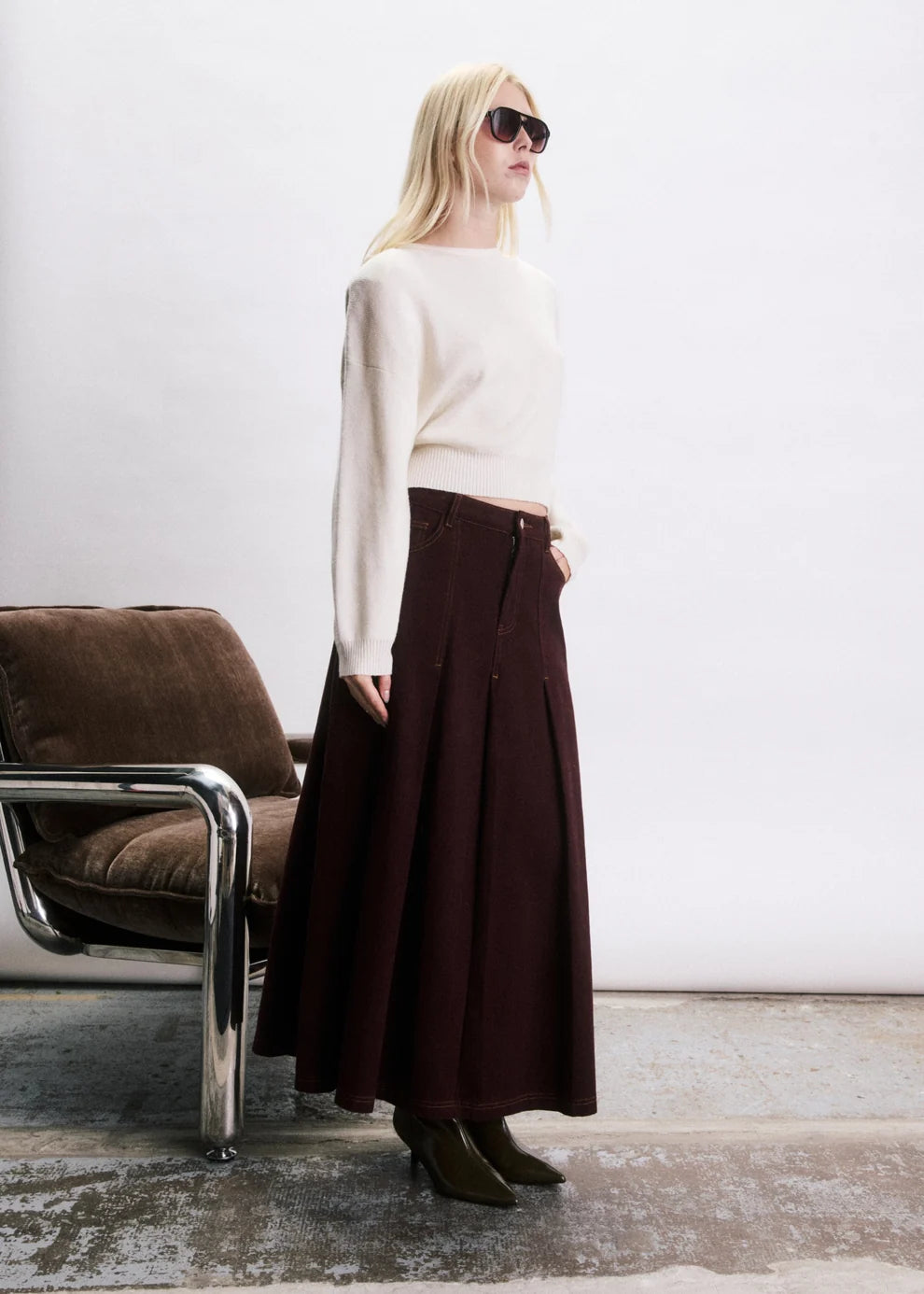DREW SWEATER IN CREME