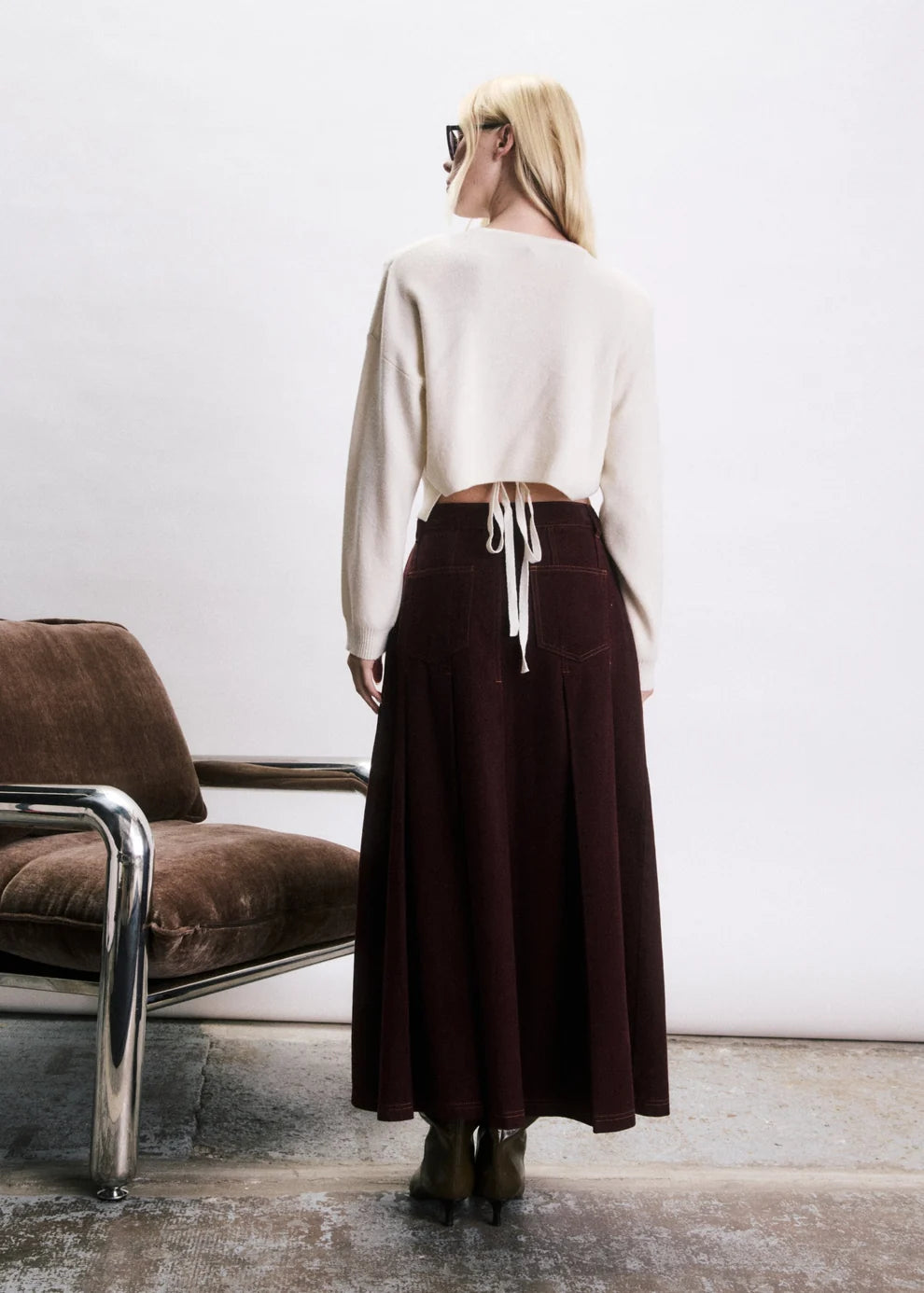 DREW SWEATER IN CREME