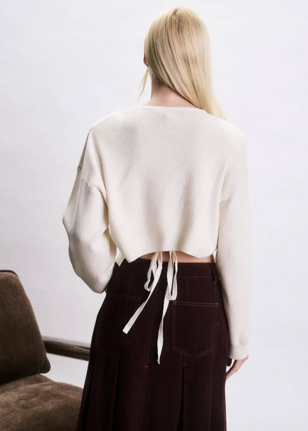DREW SWEATER IN CREME