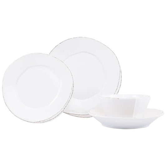 LASTRA WHITE 4 PIECE PLACE SETTING