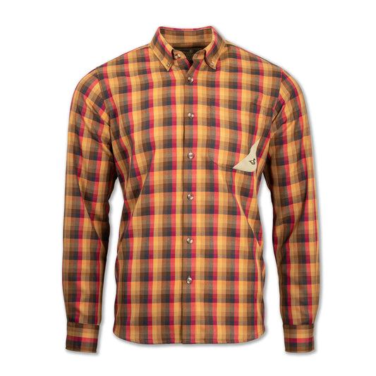 FALL FOLIAGE TATTERSALL SPORT SHIRT