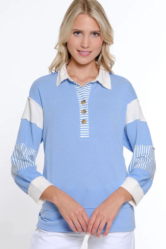 CORNFLOWER BLUE TOP