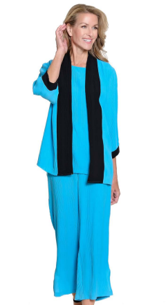BRIGHT TURQUOISE - KIMONO