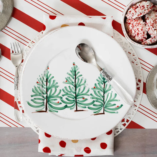 MELAMINE LASTRA HOLIDAY DINNER PLATE