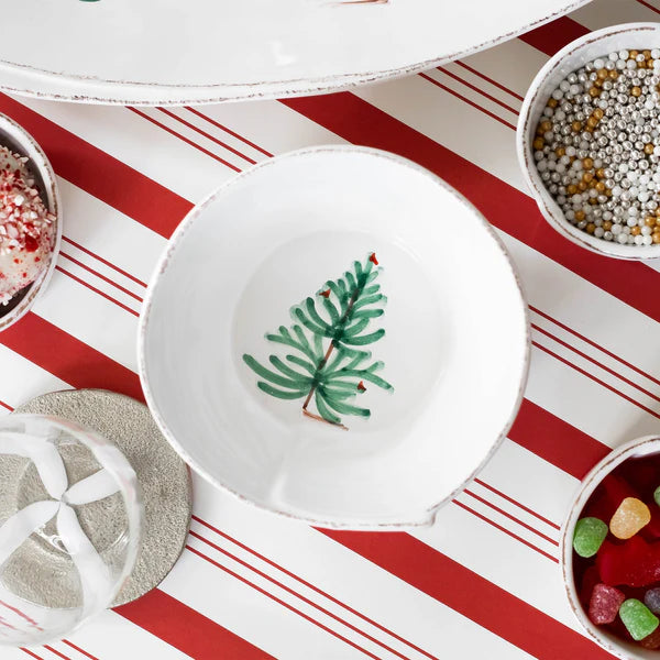 MELAMINE LASTRA HOLIDAY CEREAL BOWL