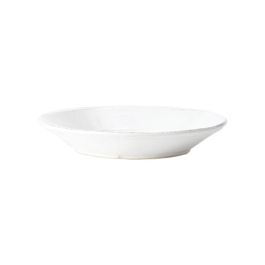 MELAMINE LASTRA WHITE SHALLOW BOWL