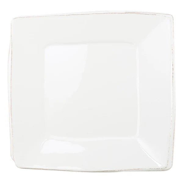 MELAMINE LASTRA WHITE SQUARE SERVING PLATTER