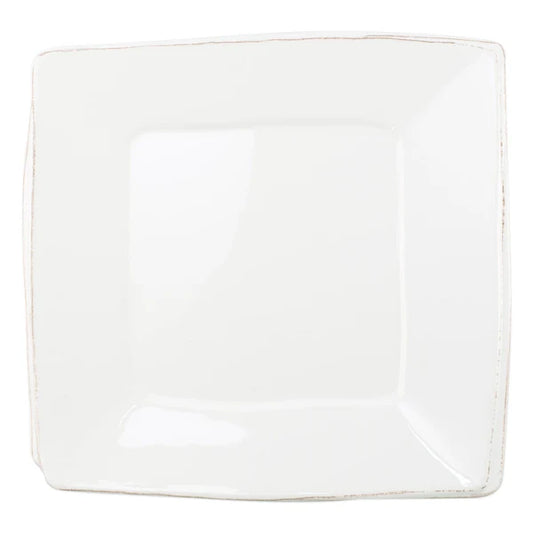 MELAMINE LASTRA WHITE SQUARE SERVING PLATTER