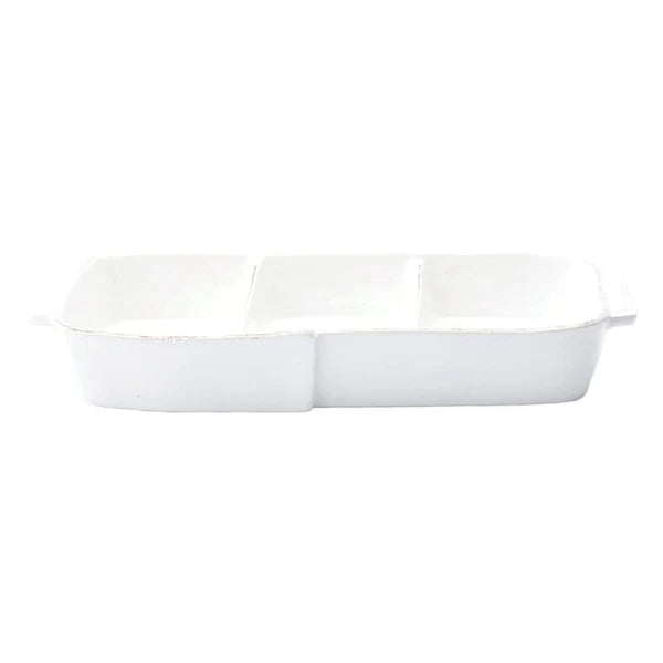 MELAMINE LASTRA WHITE 3-PART SERVER