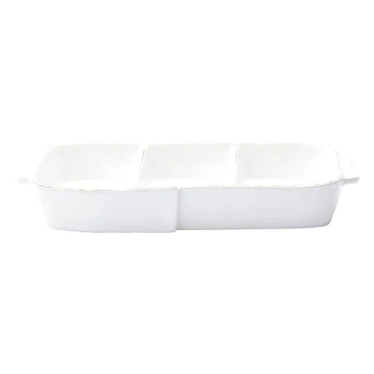 MELAMINE LASTRA WHITE 3-PART SERVER