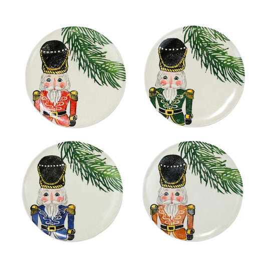 NUTCRACKERS ASSORTED SALAD PLATES