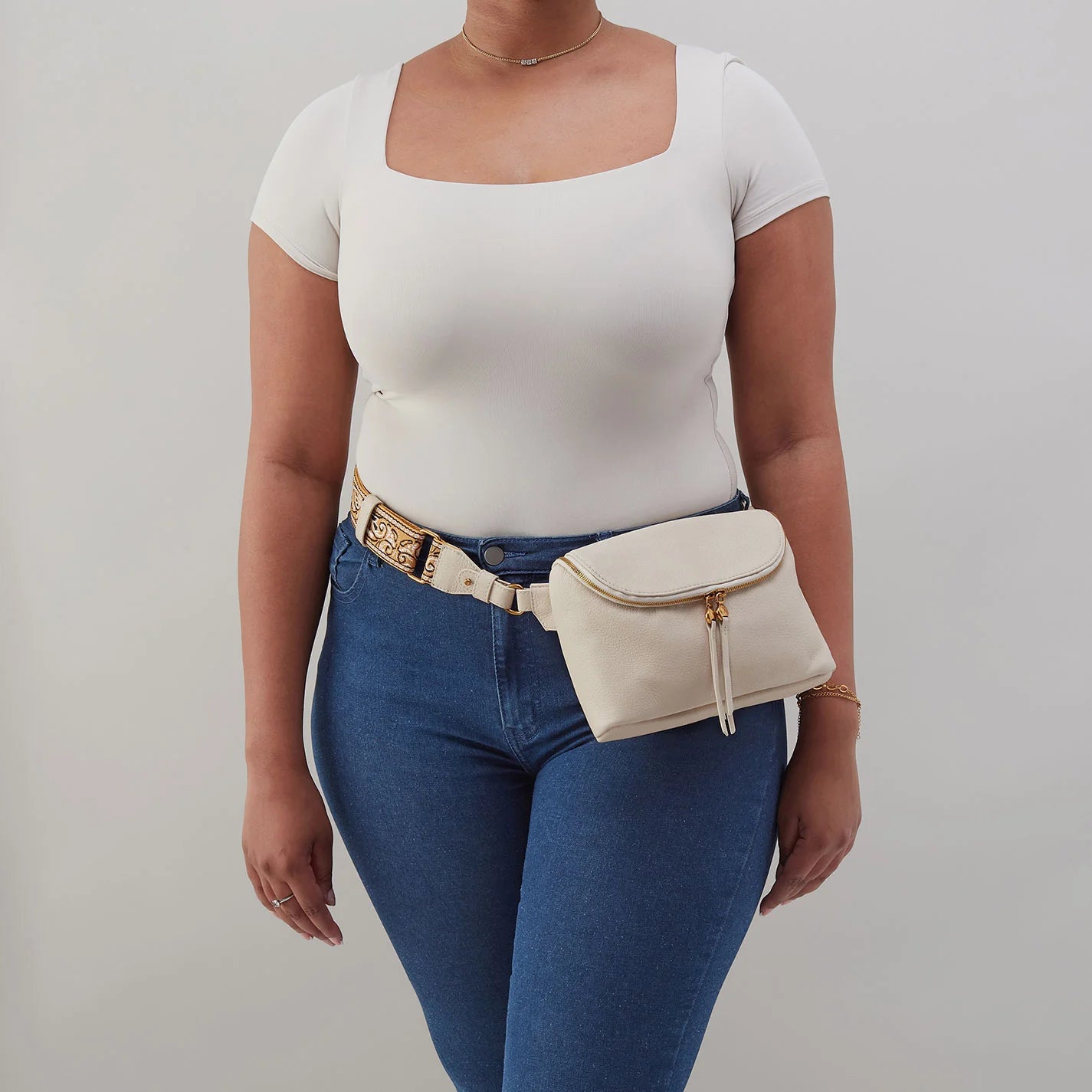 FERN LARGE BELT/SLING BAG - BIRCH