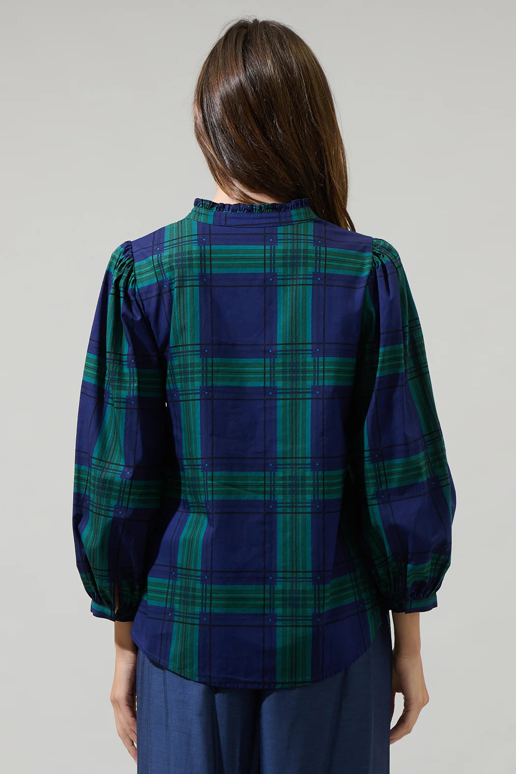 HARRISVILLE PLAID IMA TOP