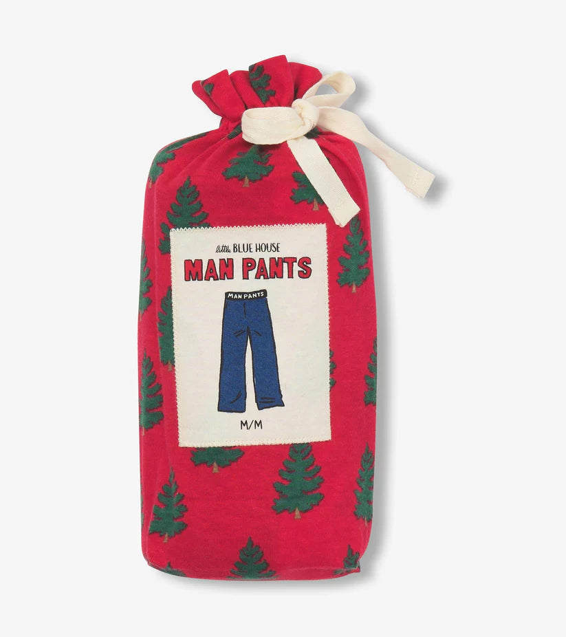 MAN PANTS PAJAMA PANTS- CHRISTMAS TREES