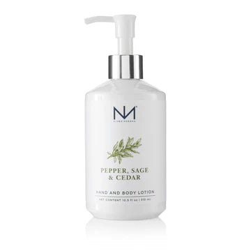 PEPPER, SAGE, & CEDAR HAND & BODY LOTION