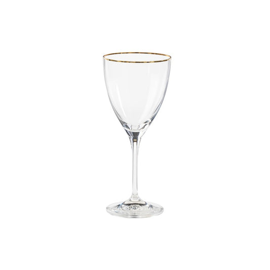 SENSA WATER GLASS - GOLD RIM