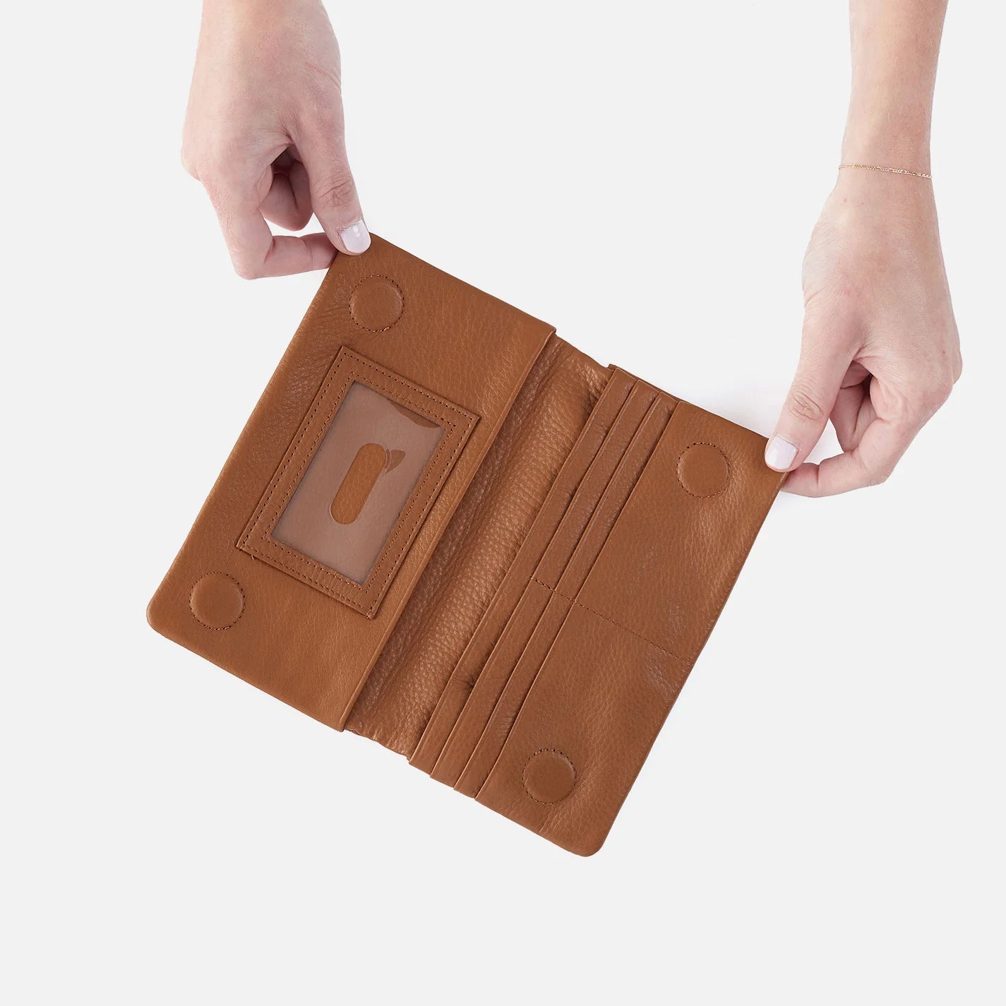 LUMEN CONTINENTAL WALLET - WARM HONEY