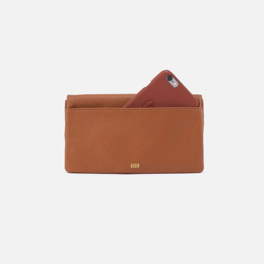 LUMEN CONTINENTAL WALLET - WARM HONEY
