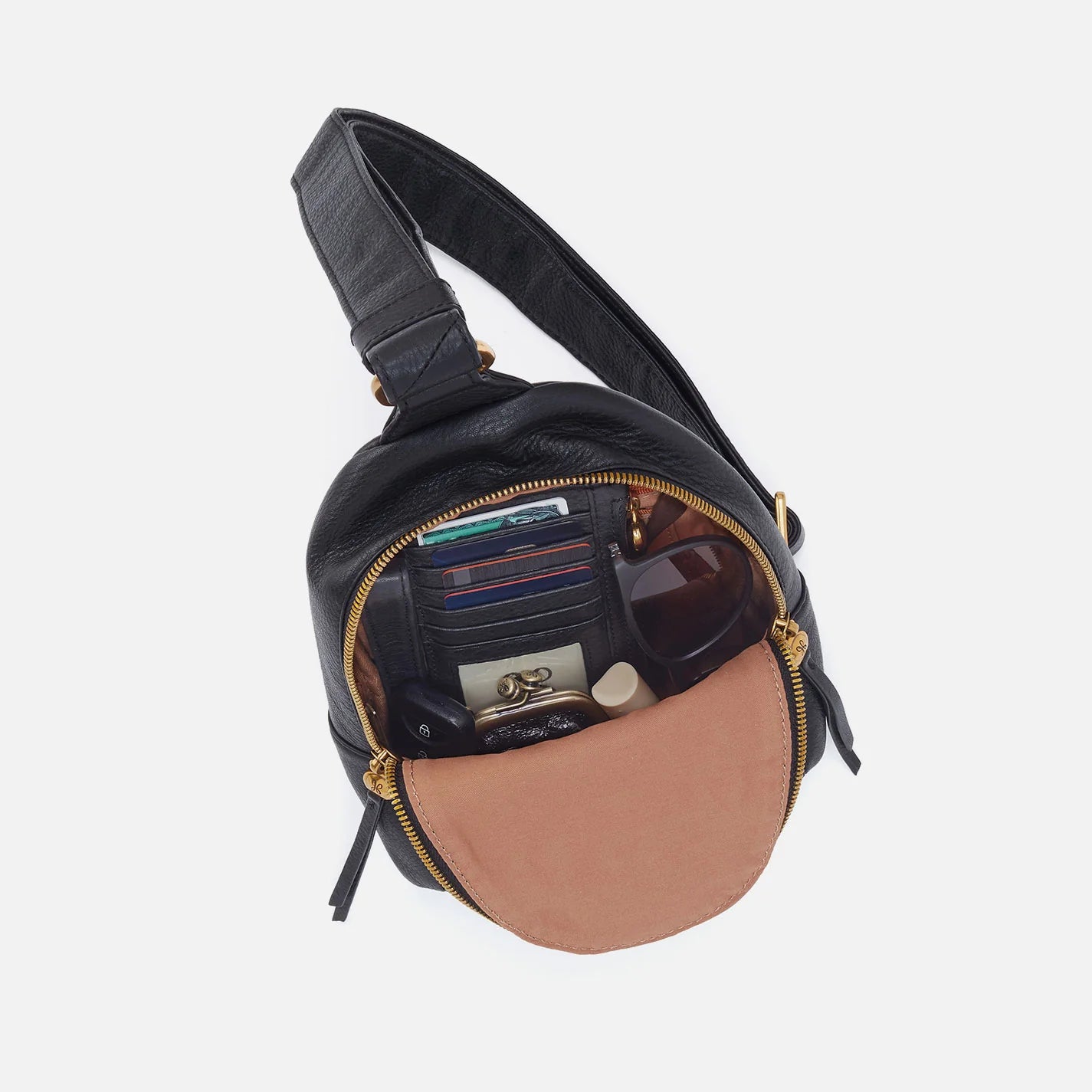 FERN BELT/SLING BAG - SADDLE STARDUST