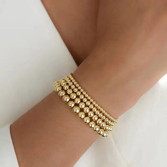 GOLDIE - GOLD BEADED BRACELETS