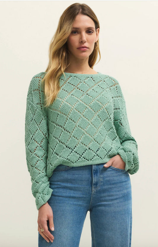 HULLEN CROCHET SWEATER