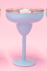 STAINLESS STEEL MARGARITA GLASS WITH LID