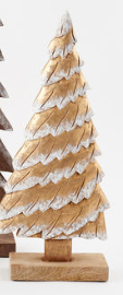 CARVED WOODEN TREE
