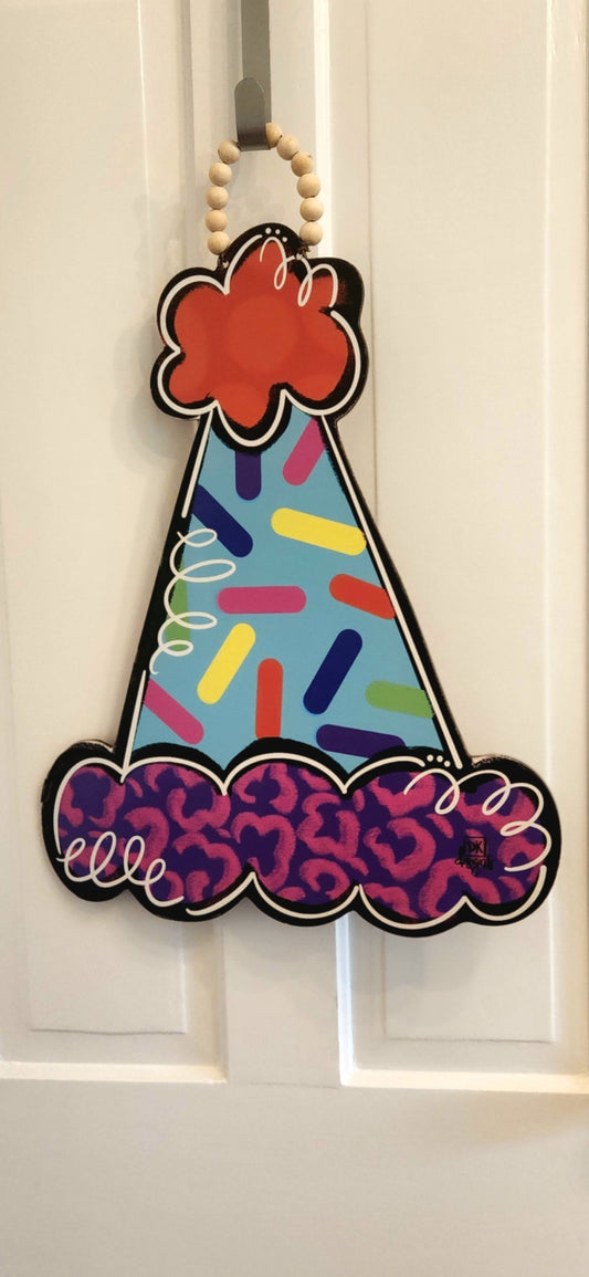 PARTY HAT DOOR HANGER