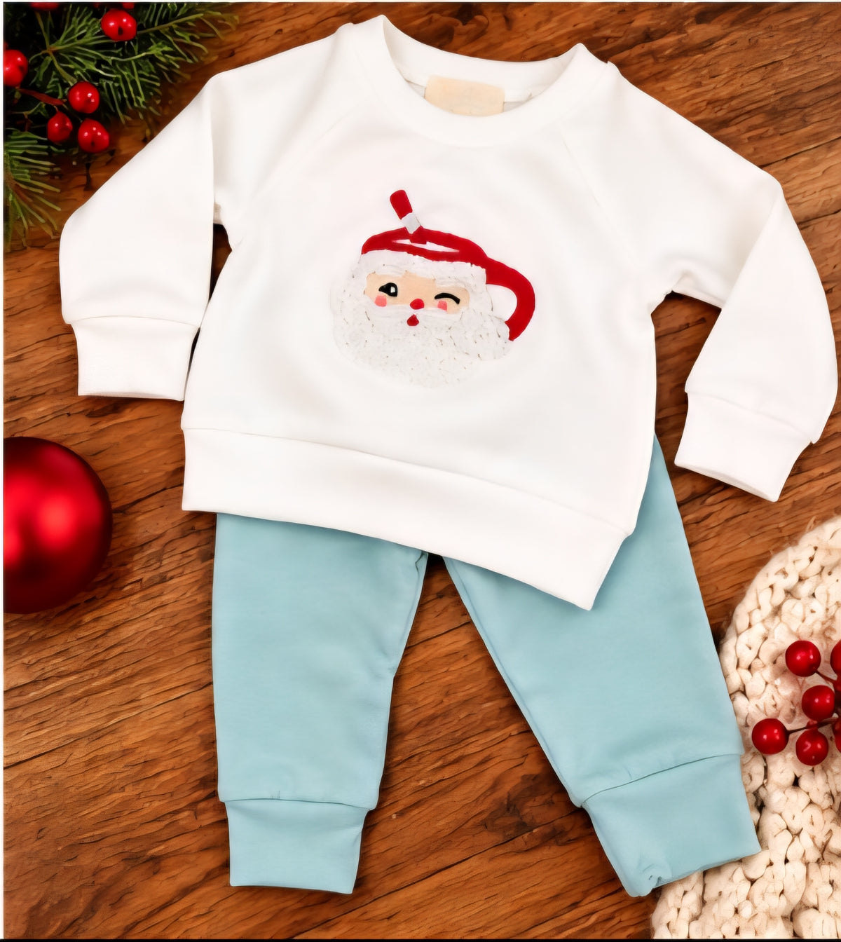 SANTA'S TREATS SWEATSHIRT & PANT SET