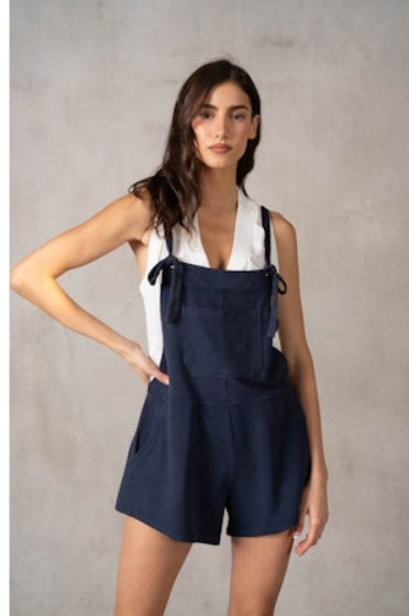 NAVY ROMPER