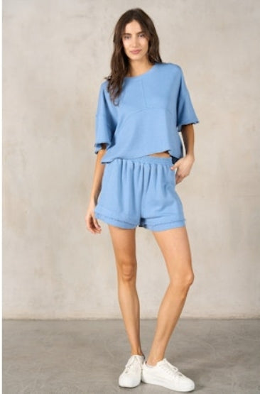BOXY TOP WITH SHORT SET