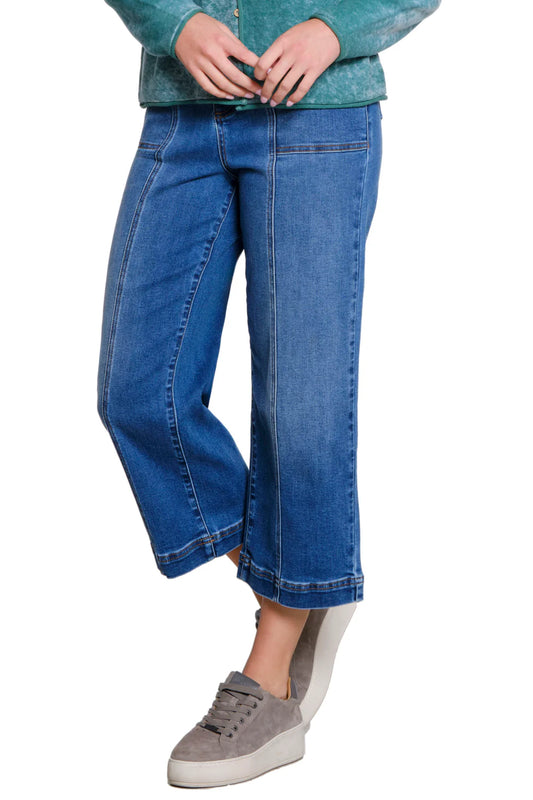DARK INDIGO FRONT SEAM JEAN