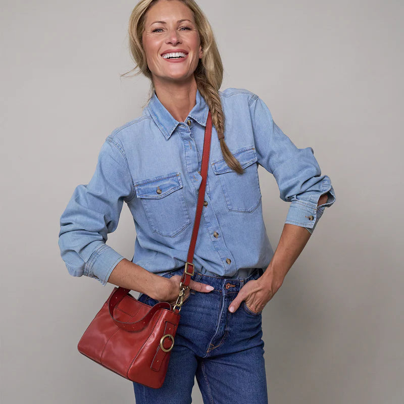RENDER SMALL CROSSBODY - BRICK