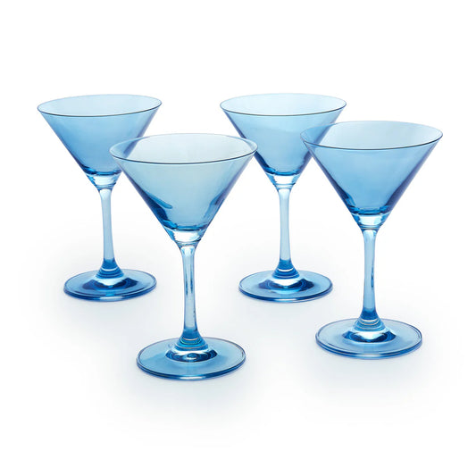 VENETO MARTINI GLASSES SET/4 - FROST BLUE