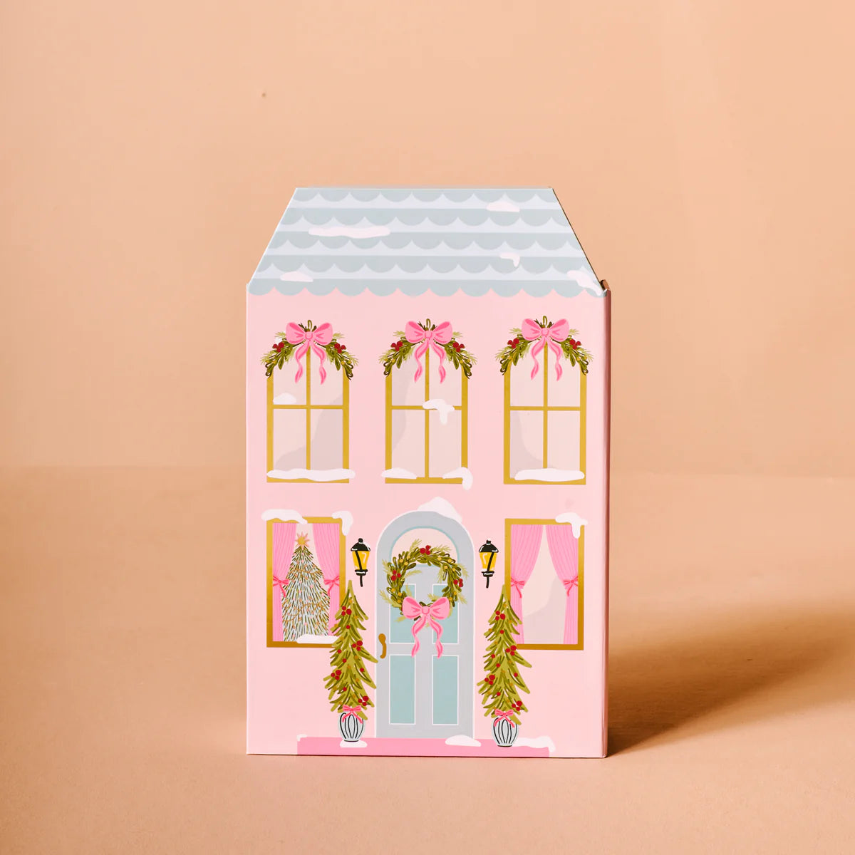 COQUETTE CHRISTMAS ORNAMENT ADVENT & PINK MINI TREE