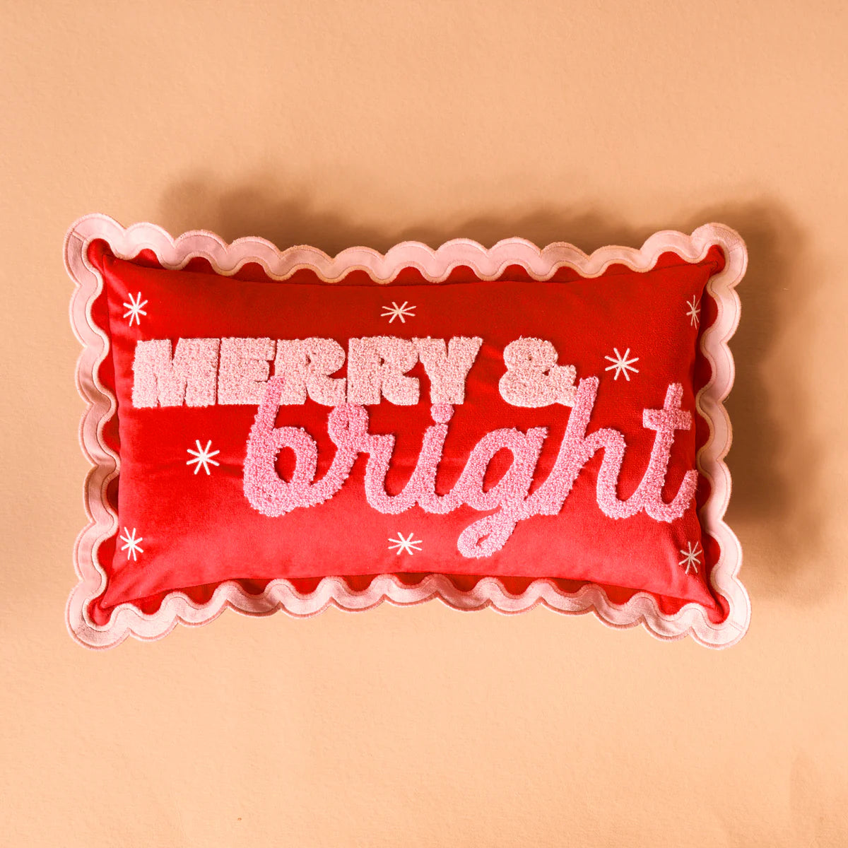 MERRY & BRIGHT THROW PILLOW