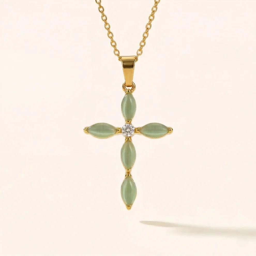 WILLOW CROSS NECKLACE