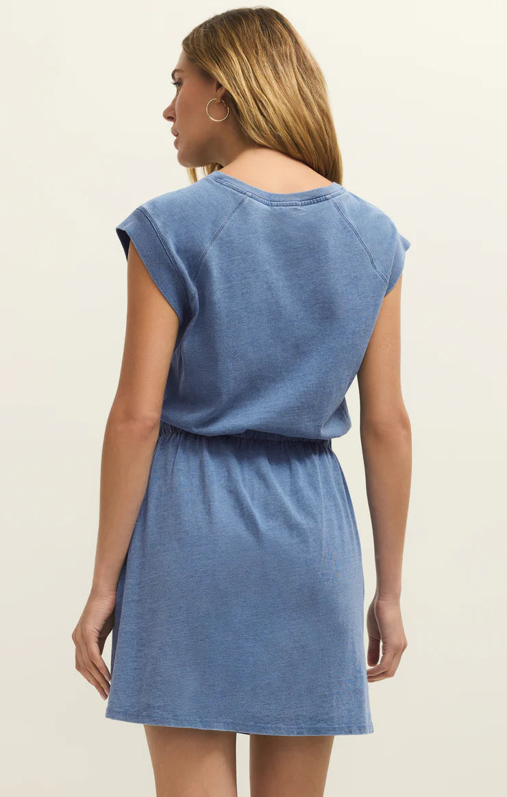 KALANI JERSEY DENIM DRESS