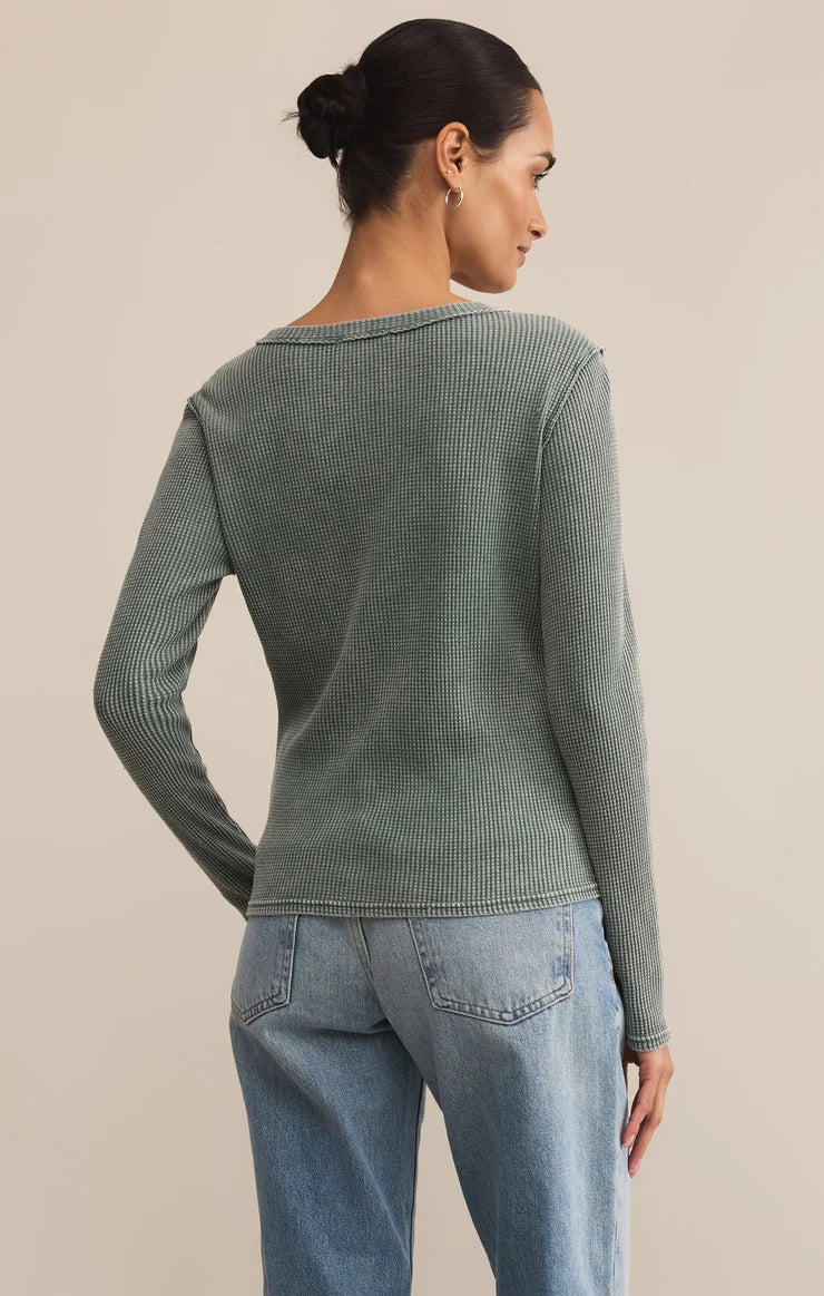 ARLET MINI THERMAL TOP - HUNTER GREEN