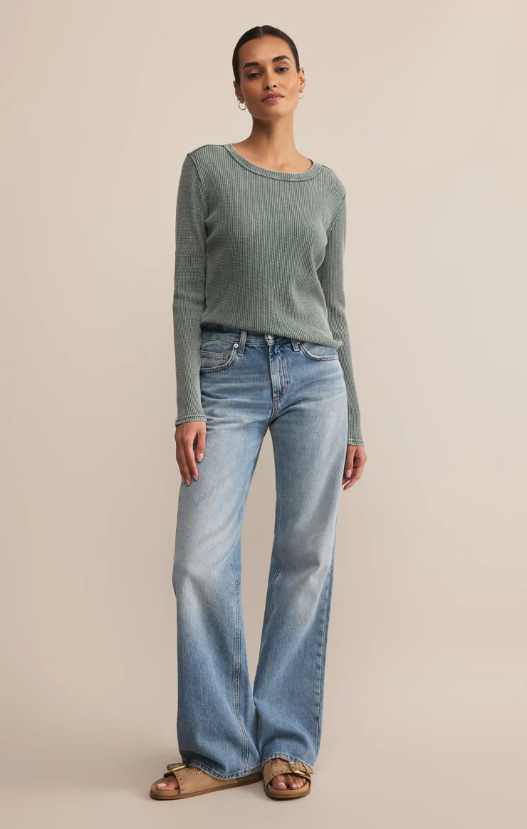 ARLET MINI THERMAL TOP - HUNTER GREEN