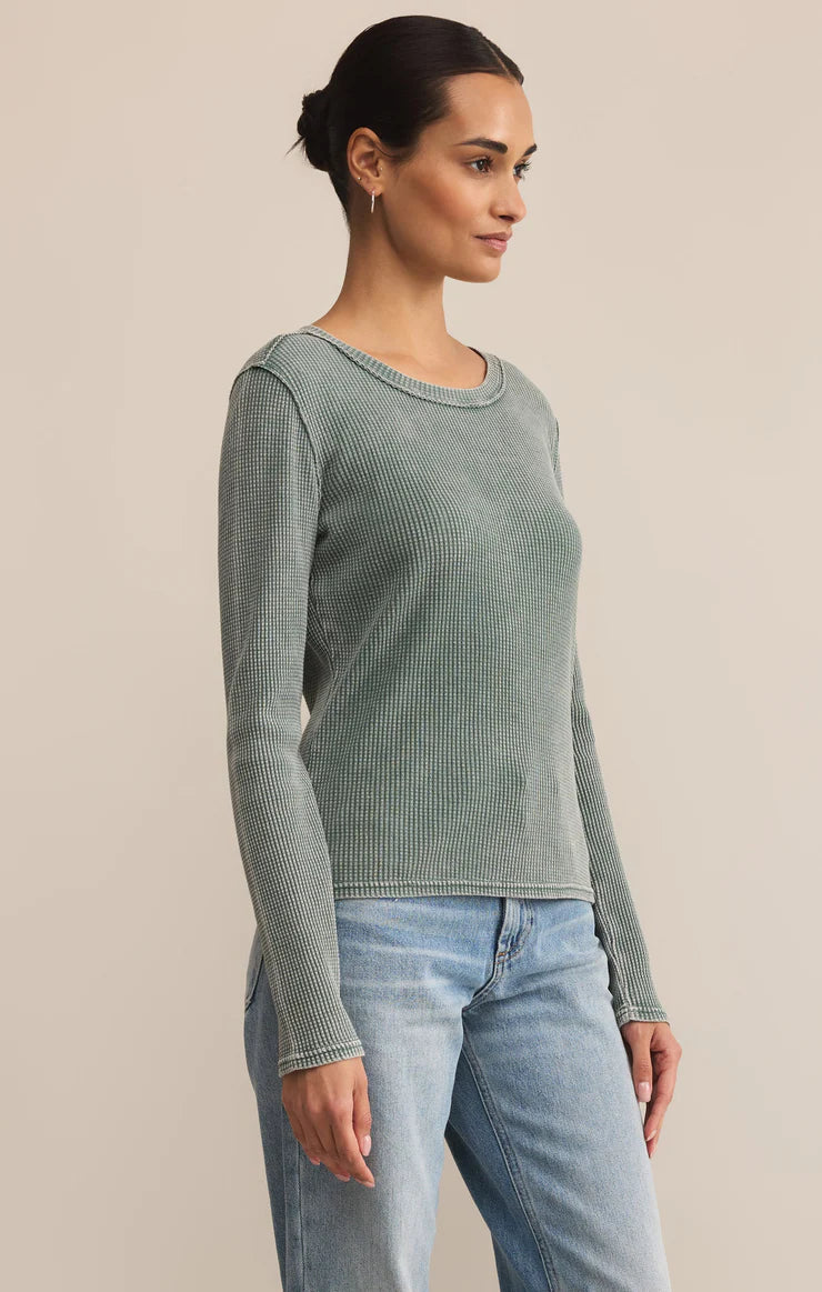 ARLET MINI THERMAL TOP - HUNTER GREEN