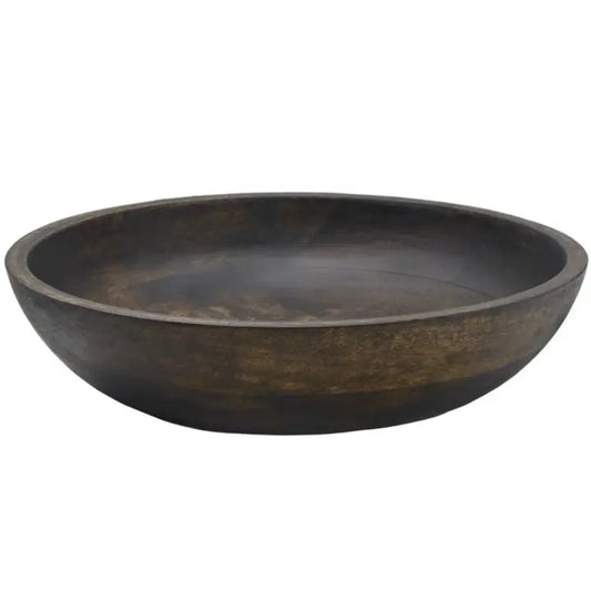 AUSTIN CRAFT ESPRESSO SHALLOW SERVING BOWL