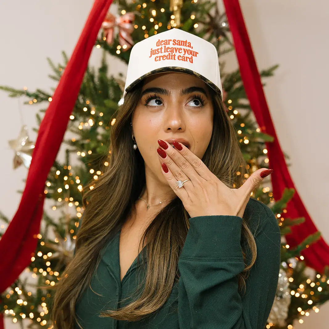 SANTA CREDIT CARD HAT