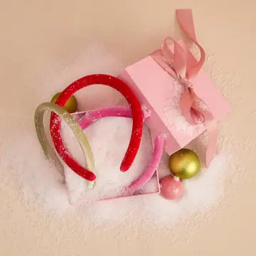 HOLIDAY VELVET HEADBAND 3PC SET