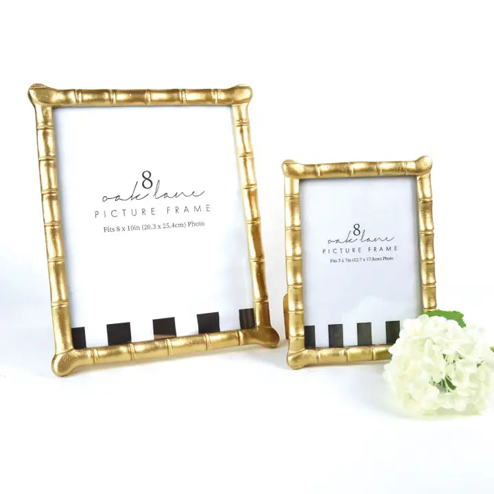 GOLD BAMBOO PICTURE FRAME - 8X10