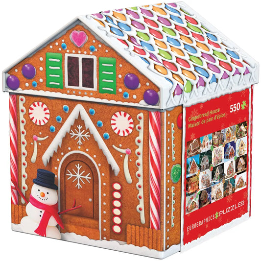 GINGERBREAD HOUSE TIN PUZZLE