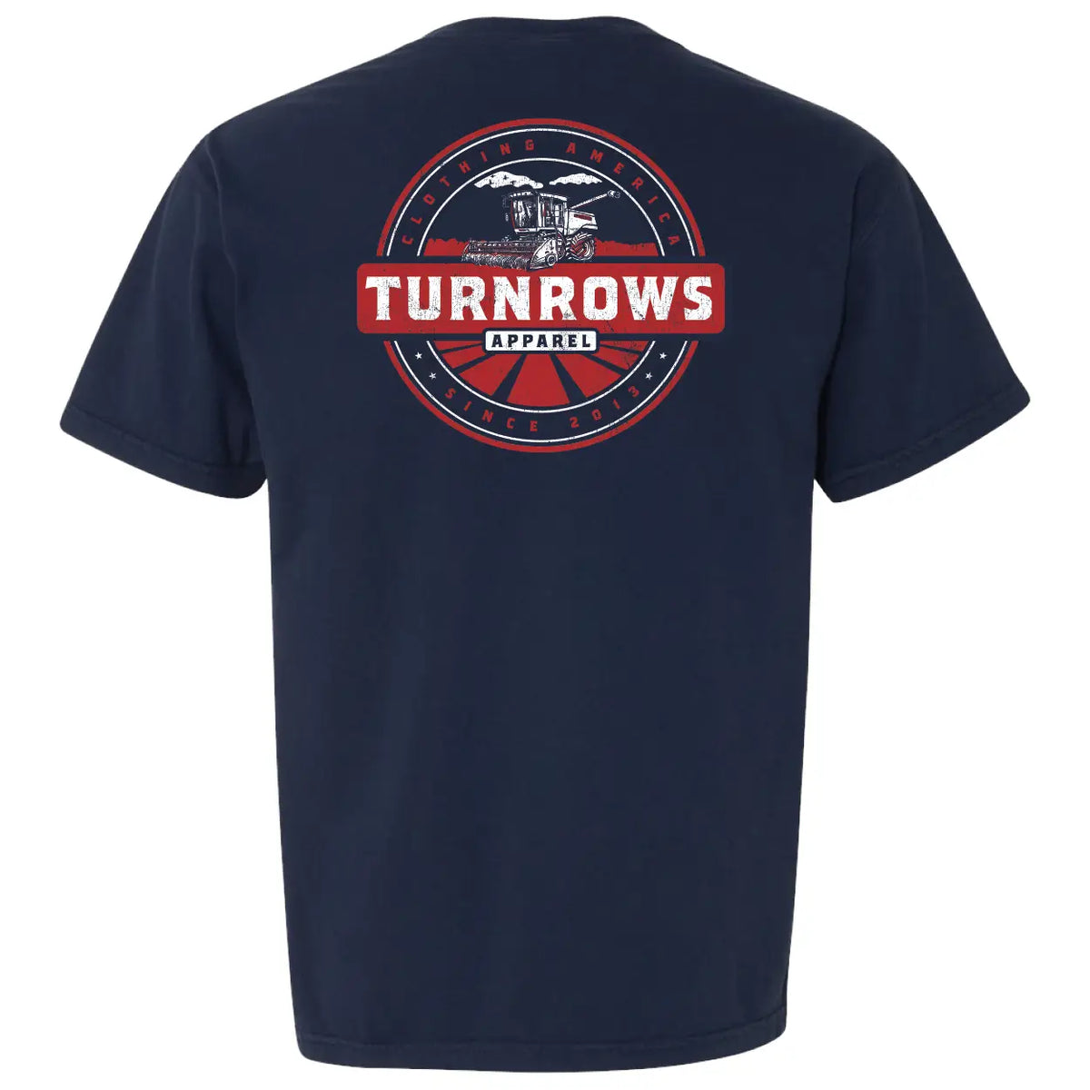 PATRIOTIC TRACTOR POCKET T-SHIRT