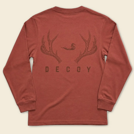 DEER ANTLERS LONG SLEEVE TSHIRT